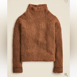 J.Crew Turtleneck sweater in bouclé yarn